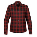 BLACK/RED PLAID