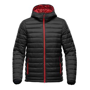 BLACK/BRIGHT RED