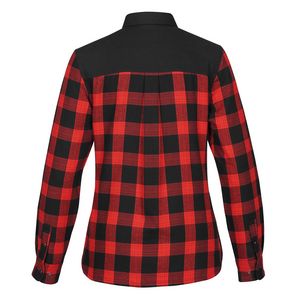 BLACK RED/PLAID - BACK
