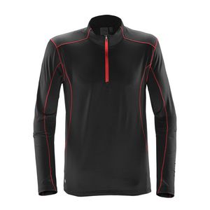 BLACK/BRIGHT RED