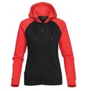BLACK/BRIGHT RED