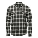 BLACK/WHITE PLAID