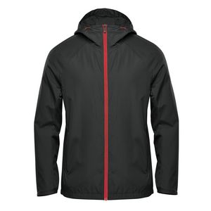 BLACK/BRIGHT RED