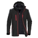 BLACK/BRIGHT RED