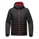BLACK/BRIGHT RED