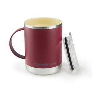 Burgundy Red/Silver/Clear