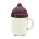 Beanie Beige/Burgundy
