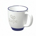 White/Blue with Etching
