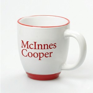 White/Red with Imprint