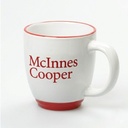 White/Red with Imprint