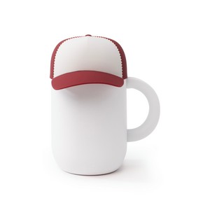 Cap White/Red