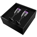Clear - 2 piece Set in Bellagio Box with Logo