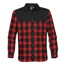 BLACK/RED PLAID