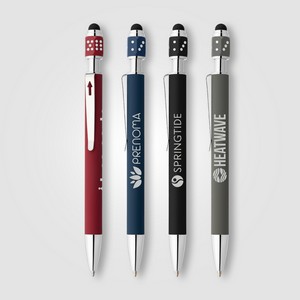 [JBJ] Ace Recycled Aluminum Hex-Dice Spinner Pen