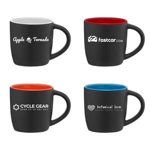 [MUZ] Zanzibar - 12 oz. Matte Black Ceramic Mug with ColorPop
