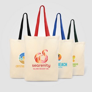 Sumatra - 10 oz. Cotton Canvas Tote Bag - Heat Transfer