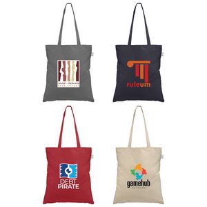 [UGO-T] Geo - 5 oz. Recycled Cotton Tote Bag - Heat Transfer
