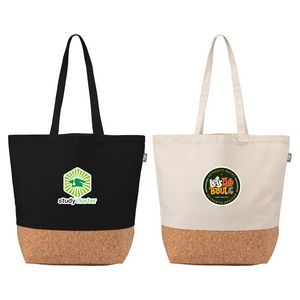 [UJP-T] Alentejo - Recycled Cotton Tote Bag with Cork Bottom - Heat Transfer