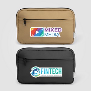 Mercer Recycled Nylon Dual-Pocket Organizer Pouch - 1.5L