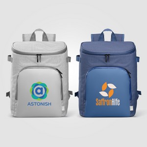 City Pack rPET PEVA Lined Cooler Backpack - 21L -Heat Transfer