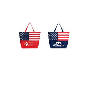 [UFG] Non-Woven American Flag Tote Bag