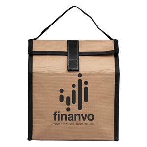 [UGT] Natural - Woven Paper Cooler Lunch Bag