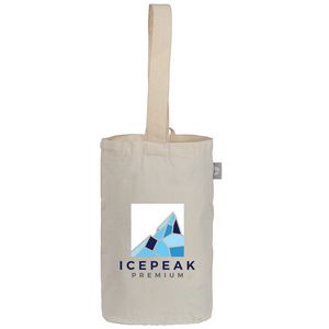 [UJC-T] Tango - Dual-Bottle Wine Tote Bag - 8 oz. Recycled Cotton Blend - Heat Transfer