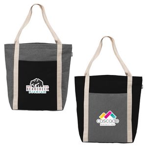 [UJV-T] Spun - Recycled Cotton Blend Tote Bag - Heat Transfer