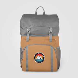 [UKY-T] Sienna Recycled Nylon 2-in-1 Insulated Cooler Backpack - 6.4 gal - Heat Trasnfer