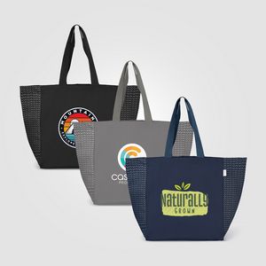 [ULC-T] Toronto Recycled Cotton Chevron Tote Bag – 8 oz - Heat Transfer