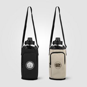 [ULF] Malmö Recycled PU Zipper Pocket Bottle Bag - 60 oz