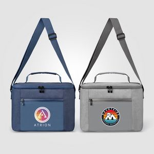 [ULG-T] City Pack 600D RPET Zippered Cooler Bag - 2.6 gal - Heat Transfer