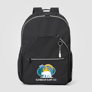 Rumo Recycled 600D Polyester Pickleball Racket Sport Backpack - 23L - Heat Transfer