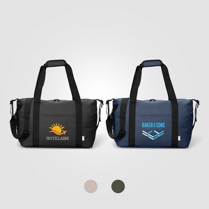 Malmö Recycled PU Travel Duffel Bag - 30L -Heat Transfer