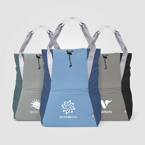 [UQD] Jorn Recycled T400 Polyester Convertible 2-in-1 Tote Backpack - 16L