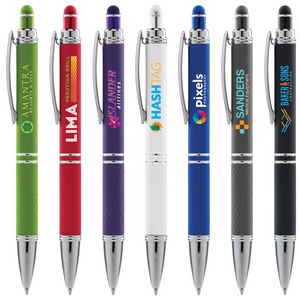 [MNH-C] Phoenix Softy w/Stylus - ColorJet - Full Color Metal Pen