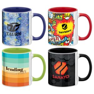 [MUY] SimpliColor 12 oz. Ceramic Mug with ColorPop