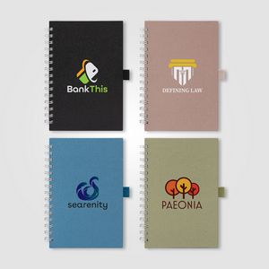 [NZF-C] Terra Recycled Milk Carton Hard Cover Spiral Notebook - A5 - ColorJet