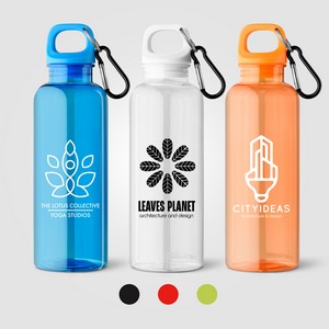 [WJQ] Doli rPET Carabiner Clip Screw-Top Bike Bottle - 17 oz.