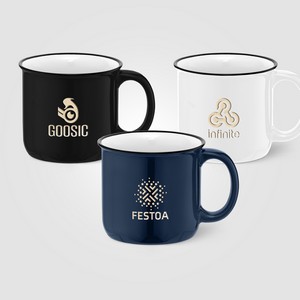 Adventure - 15 oz. Ceramic Campfire Mug - Laser