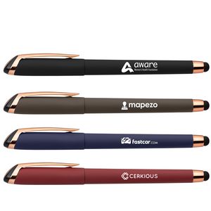 [AGZ] Gazelle Gel Softy Rose Gold Pen w/ Stylus
