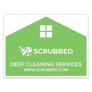 [C1824IN1] 18"h x 24"w Custom Corrugated Yard/Lawn Sign