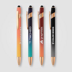 [MSW] Ellipse Ombre Rose Gold Stylus Pen