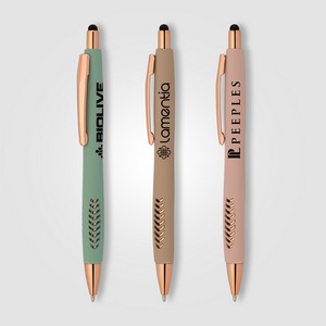 [AJL] Avalon Softy Rose Gold Designer Pen w/ Stylus