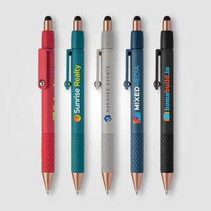 Nora Plastic Spinner Stylus Pen - Full-Color Inkjet