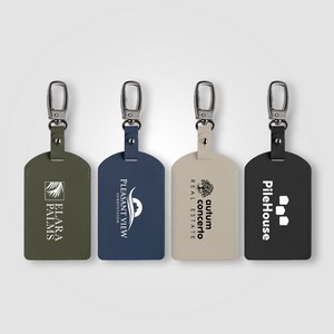 Malmö Recycled Plastic Metal Carabiner Luggage Tag