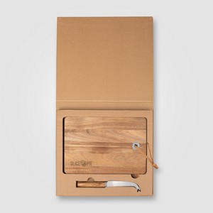 Mysa FSC Wood Hanging Cheese Knife & Board – 9.45 x 6.69 x 0.59"