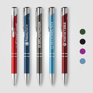 [JGI] Tres-Chic Recycled Aluminum Metallic Chrome Trim Pen