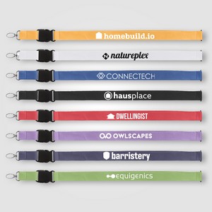 [KBG] Jex rPET Breakaway Buckle Lanyard - 21.65" x 1" - Silkscreen