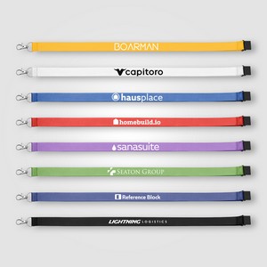 [KBH] Elix rPET Breakaway Lanyard - 21.3" x 1" - Silkscreen